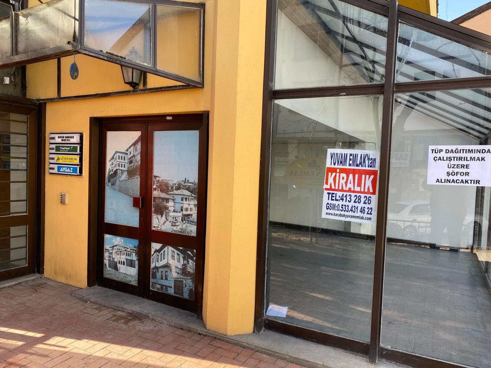 Safranbolu Kıranköy/ KİRALIK İŞ YERİ